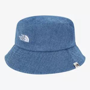 매장정품 노스페이스 THE NORTH FACE NE3HS00K 300K 화이트라벨 로고 버킷 햇 데님