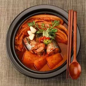 고향식품 옛맛 고등어 김치조림 350g 캠핑음식 간편식 3팩