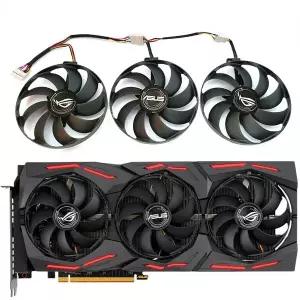 1세트 FDC10H12S9-C T 129215 SU RTX 2080 2070 GPU 팬 ASUS RX 5700XT 5700 5600XT ROG STRIX OC 그래픽