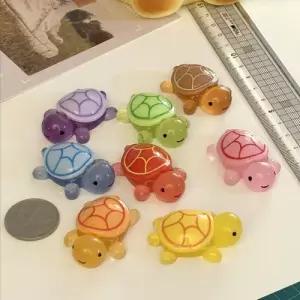 행운의 거북이 파츠 피규어 아빠거북이 투명컬러 개별상품 30x45mm