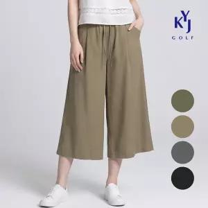 김영주골프 여름 쿨링 치마바지 밴딩 스판 여성 큐롯 팬츠 KQMLSL86