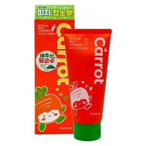 VUIVUI  벼리 당근 팩 클렌저 180g 제주 당근수 피토 뮤신 피지 청소