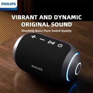 필립스 호환 TAS3209 야외 휴대용 무선 스피커 컬러풀 조명 1800mAh 배터리 캠핑용 멋진 음악