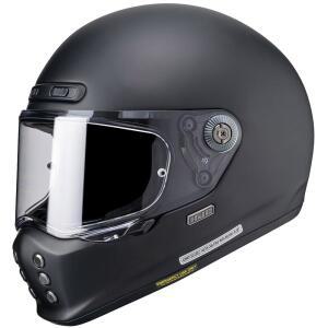 HJC HELMETS(에이치제이시 헬멧) 오토바이용 헬멧 풀페이스 클래식 통풍 내장 탈부착 V10 솔리드 HJH248 SEMI FLAT BLACK L (58 - 59cm)