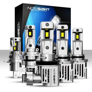 노브사이트 A500 N66 HB3 H7 H11 LED 헤드라이트 전구 80W 슈퍼 자동차 상/하향등용