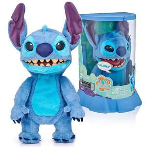 와우! Stuff Stitch Puppetronic by RealFX | 실제 모습 느낌 소리! | 의 Lilo & Stitch | 100개 이상의 액션과 소리 | 18인치 높이 | 6세+