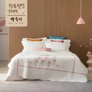 박술녀 순면 자수광목100 워싱이불베개세트 Q 퀀 작품명 화담클래식)