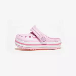 크록스 크록밴드 클로그 토들러 - BALLERINA PINK