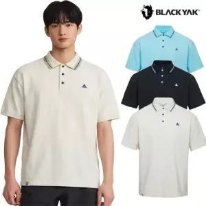 [롯데백화점]블랙야크 남성 여름 데일리 카라 반팔 향균 티셔츠 클라이밍남성카라반팔티 1BYKTMU012