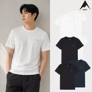 (택가 39000) 공용 투팩 라운드티 1+1 데일리 쿨맥스 티셔츠 7LG5360