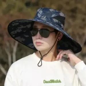 와이드 빅사이즈 정글 밀리터리 작업 챙모자 낚시 모자