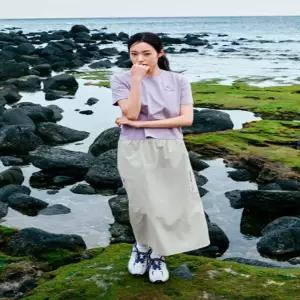 스타필드 수원 알래스카 여성 나일론 롱 스커트 PAG2RR2420