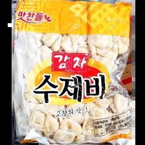 백미 감자수제비 2KX8 구수한맛 반죽면 가정용 잔치용 된장국용