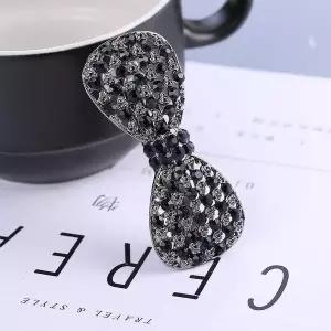 [골드스마일]PL 트렌디 헤어핀 팅커벨 리본 헤어핀(블랙) No13