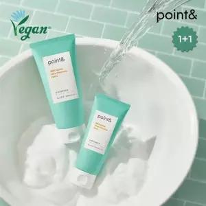 [포인트앤] point 비건 약알칼리성 딥클린 휩 클렌징 폼 200g X 2개