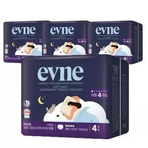 이브네 코트니 입는오버나이트 팬티형생리대 대형4Px4