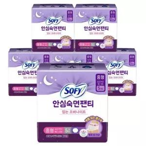 쏘피 안심 팬티 입는오버나이트 중형 5Px6팩
