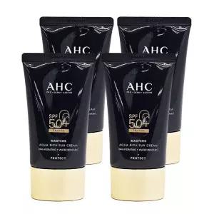 [AHC] AHC 마스터즈 아쿠아 리치 썬크림 60ml 4개