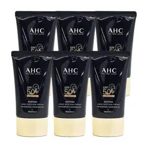 [AHC] AHC 마스터즈 아쿠아 리치 썬크림 60ml 6개