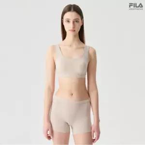 [휠라언더웨어] 소프트 텐셀 데일리 스퀘어넥 브라렛 드로즈 세트 (FI4ITG1108F
