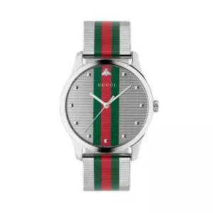구찌 YA126284 G타임리스 남성 메탈 쿼츠 42mm