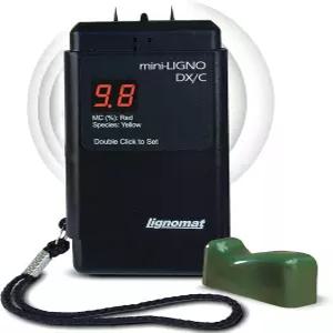 Lignomat 미니-Ligno DX/C - 장작 콘크리트 지하층 OSB 건식 벽체 LED 디스플레이가 있는 바닥재 및 46