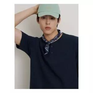 빈폴 멘 26SS 30%OFF 레이어드 헨리넥 반소매 티셔츠 네이비 BC6342C37R 1355204