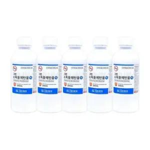 상처소독 그린제약 소독용 에탄올액 x 250ml 5개
