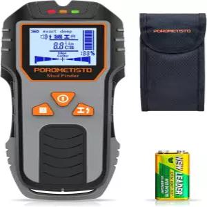 6-in-1 스터드 파인더 벽 스캐너 전선 있는 POROMETISTO DSF01 건식 목재 석고 금속 AC 와이어 마그네틱