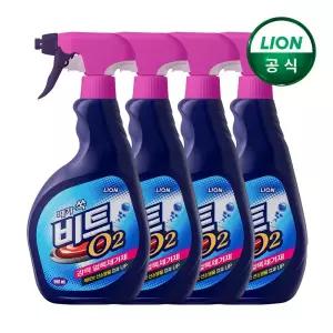 비트 O2 얼룩 제거제 500ml 4개