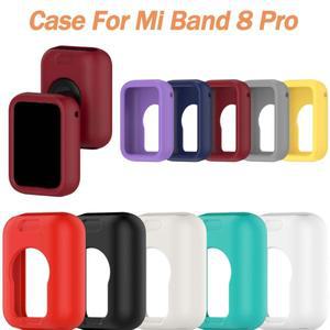 Mi band 8 Pro SmartWatch 실리콘 범퍼 액세서리 Xiaomi 보호 커버 프레임 쉘용 케이스