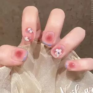 [하프클럽/]24종 네일스티커 패치 손톱아트 세트 반복사용 가능