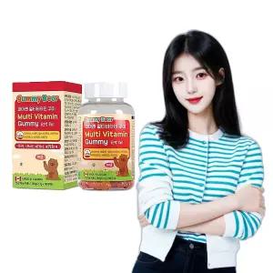캐나다산 맛있는 어린이 종합비타민 90구미 데이 멀티 우리아이