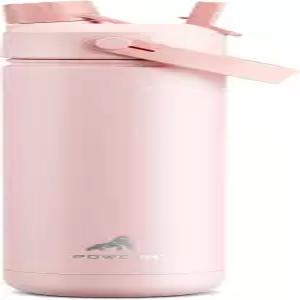 2-in-1 빨대와 스파우트 뚜껑이 있는 POWCAN 26온스 단열 물병 24시간 차갑게 유지 누수 방지 자동차 컵