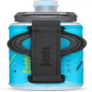 HydraPak 스카이플라스크 속도 - 접이식 휴대용 러닝 물병 350ml 단열 조절 가능한 스트랩 가벼운 방수 캡