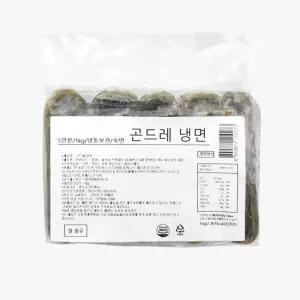 작심밀도 끓임의미학 곤드레냉면(5인분) 1kg x 4팩