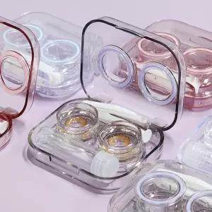 고급 렌즈케이스집게세트 휴대용 렌즈통 렌즈케이스 렌즈보관