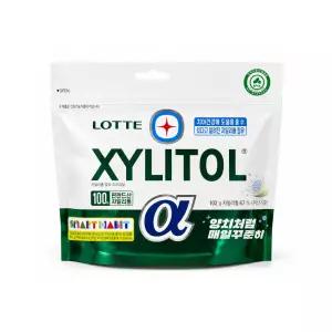 롯데 자일리톨 알파 오리지날 리필 102g X 6개