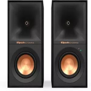 Klipsch 레퍼런스 R-40PM 전원 책장 스피커 - 90도 x 트랙트릭스 혼 선형 여행 서스펜션 세련되고 현대적인