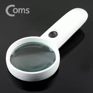 LED 조명 확대경 손잡이 돋보기 3배율 렌즈 75mm