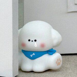 J2K 비숑 강아지 무드등 간편 터치 탁상용 데일리 수면등