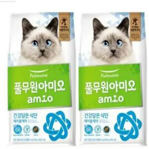 풀무원 아미오 건강담은 식단 캣 헤어볼케어 1kg 2개