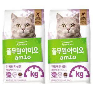 풀무원 아미오 건강담은 식단 캣 체중케어 1kg 2개