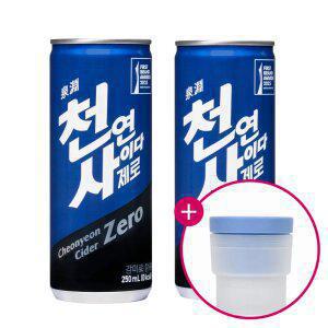 천연사이다 제로 250ml x 60캔 (+ 아이스볼 메이커)