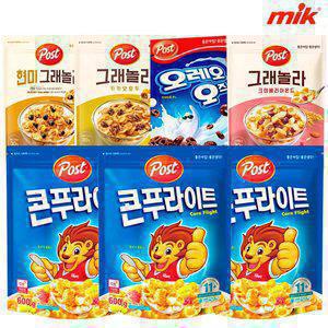 [20%중복쿠 폰] 포스트 콘푸라이트 600g x 3개 외 골라담기 [코코볼/아몬드/그래놀라/
