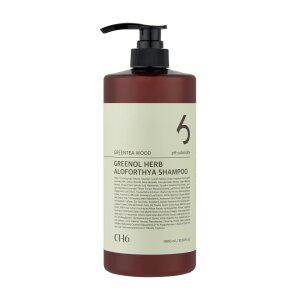 CH6 그리놀 허브 알로포시아 탈모샴푸 그린티우드향 1000ml 1개