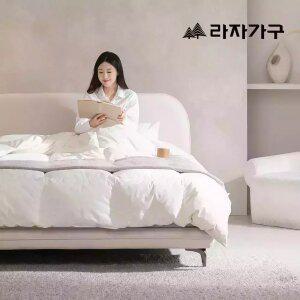 라자가구 뮬러 아쿠아텍스 패브릭 호텔 침대 라지킹 LK+하이필로우탑