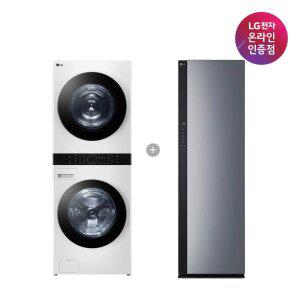 [체감가 389만] LG 트롬 오브제컬렉션 워시타워 + LG 스타일러 (W2421WAMR + SC5GMR52