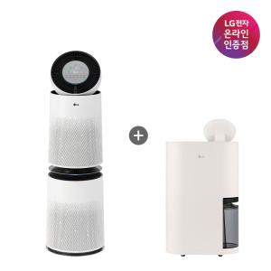 [혜택가 105만] LG 퓨리케어 AI 360 공기청정기 + LG 휘센 오브제컬렉션 제습기 (AS28