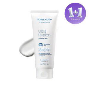 [1+1][미샤] 수퍼 아쿠아 울트라 히알론 클렌징 크림 200ml